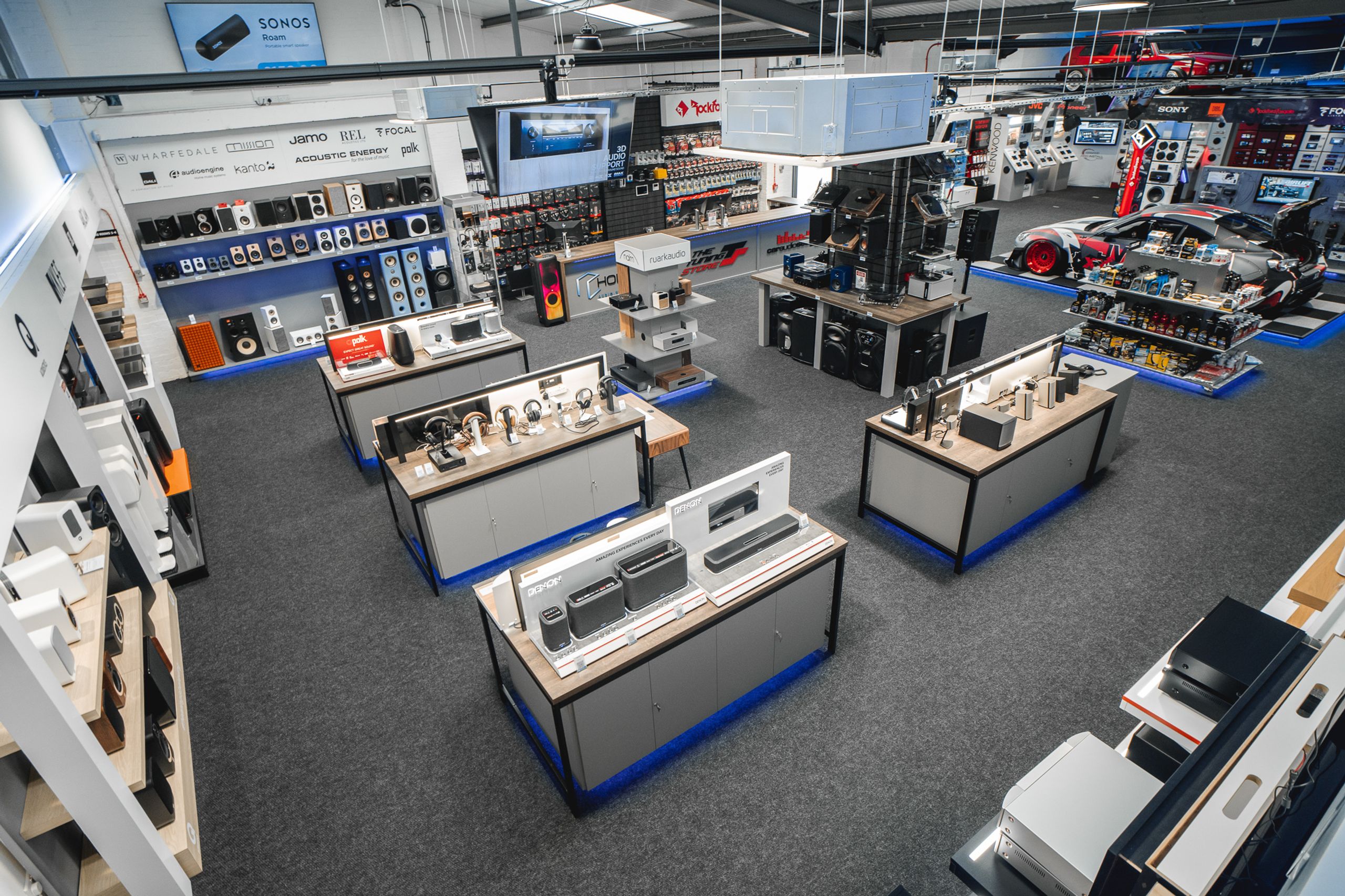 Managed Wi-Fi network for sales and back room staff throughout the store