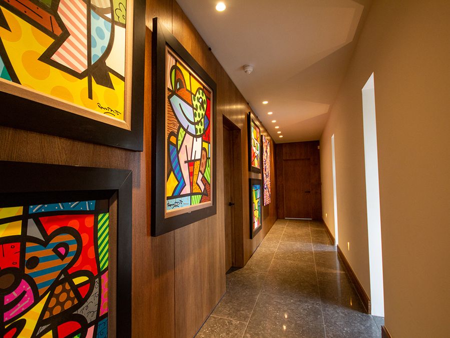 Rako lighting control throughout the home allows room ambience to be selected from your smartphone Rako lighting control throughout the home allows room ambience to be selected from your smartphone