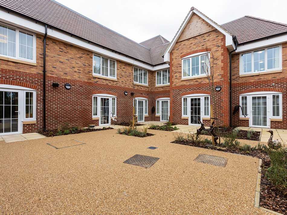 Exterior lighting, CCTV and motion sensors ensure the care home is secure Exterior lighting, CCTV and motion sensors ensure the care home is secure