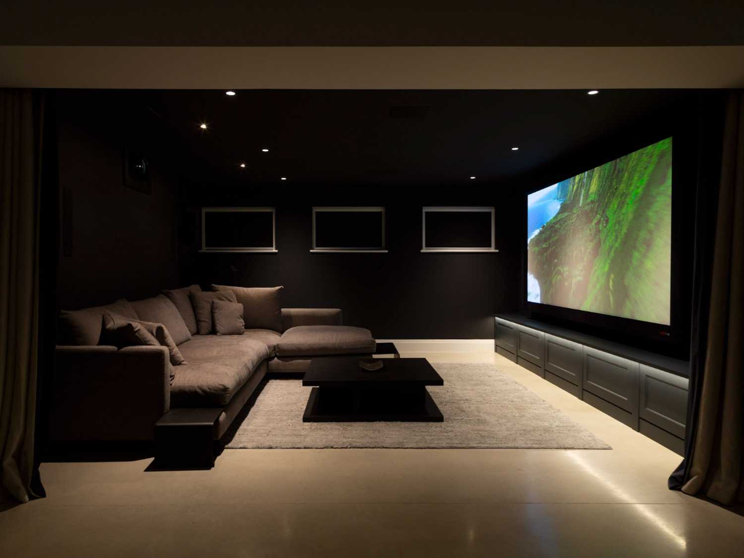 High-end home cinema rooms