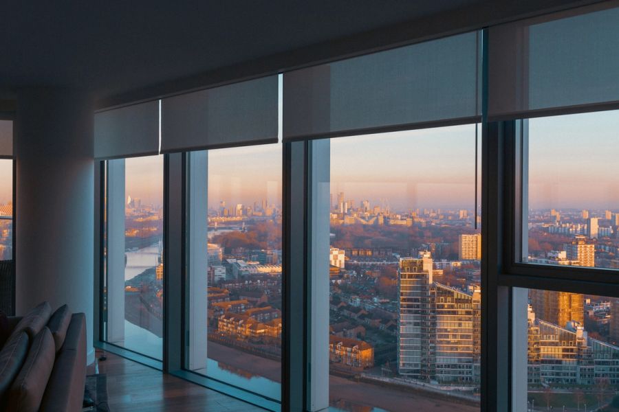 Lutron Savoia blinds controlled from Crestron Home home automation by Modal AV Lutron Savoia blinds controlled from Crestron Home home automation by Modal AV