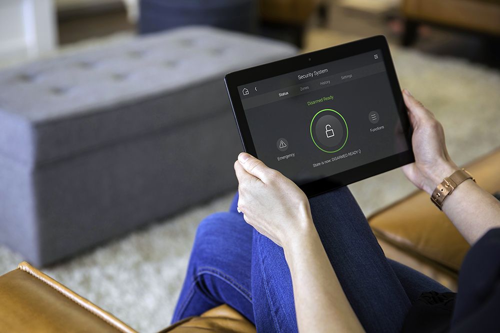 Intruder alarms and CCTV you can monitor anywhere via your smart home system Intruder alarms and CCTV you can monitor anywhere via your smart home system