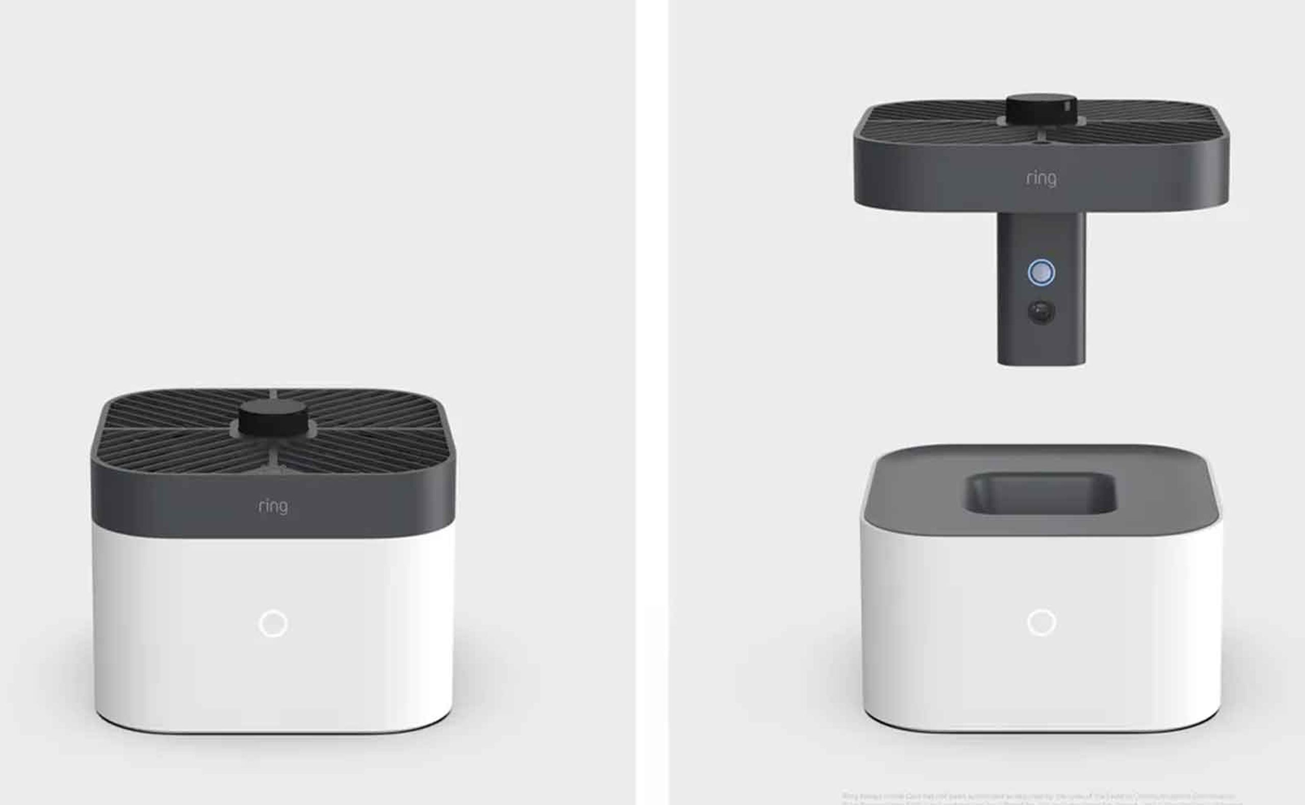 Ring indoor drone CCTV camera with charging dock