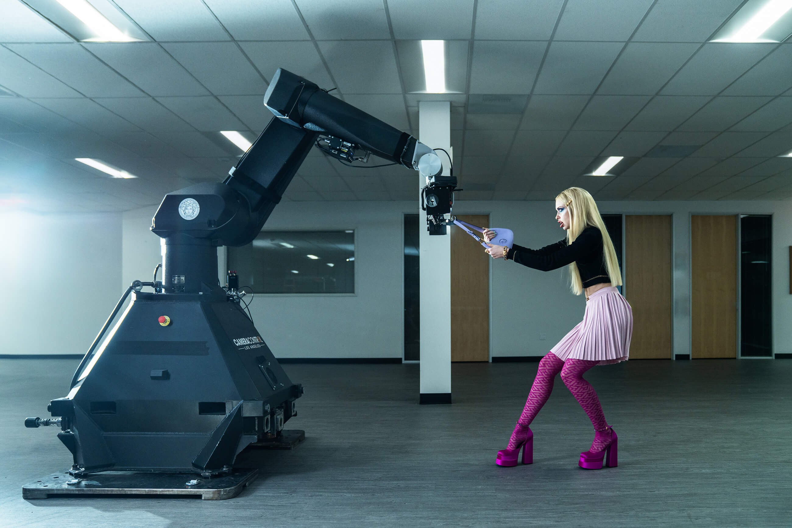 Versace x SSENCE Chloe Cherry Girl Vs Robot