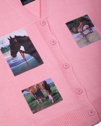 Merch cardigan detail