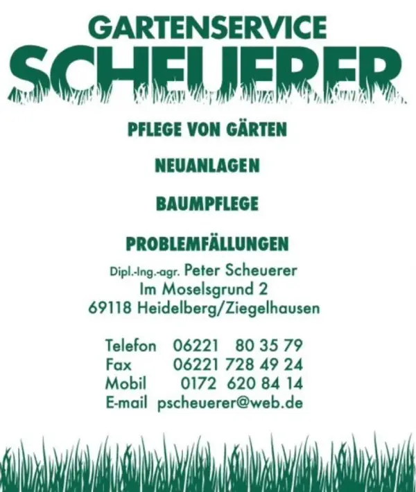 Gartenservice Scheuerer