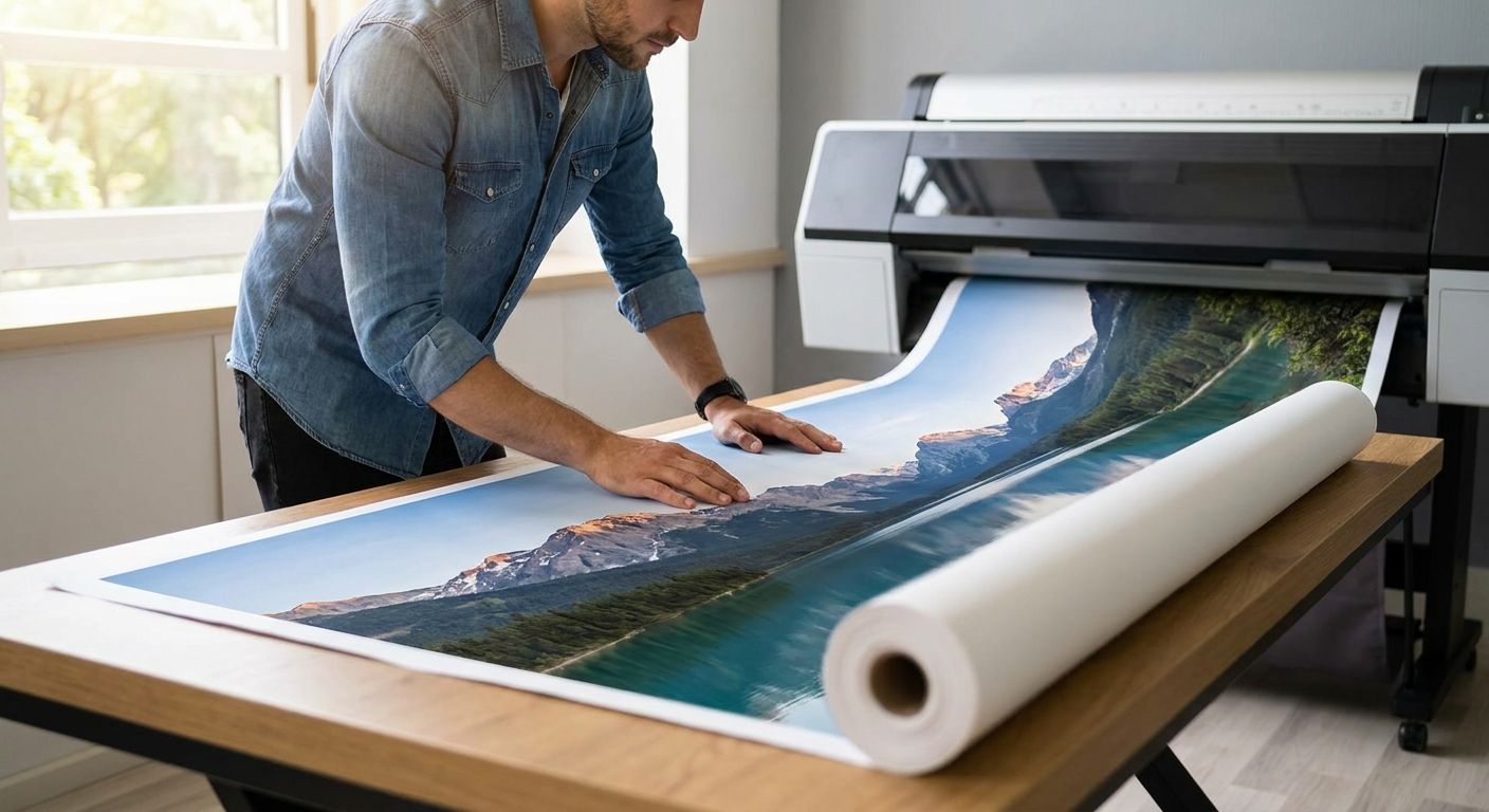 How to print panoramic photos without cropping