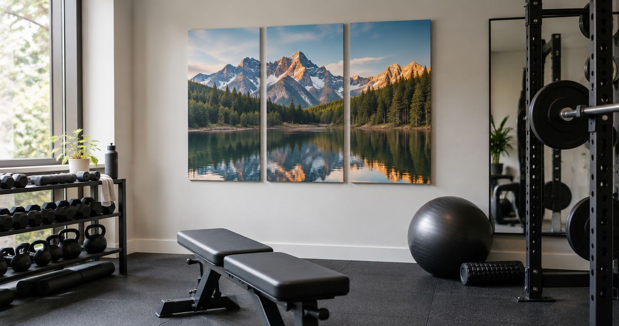 Canvas prints for home gyms