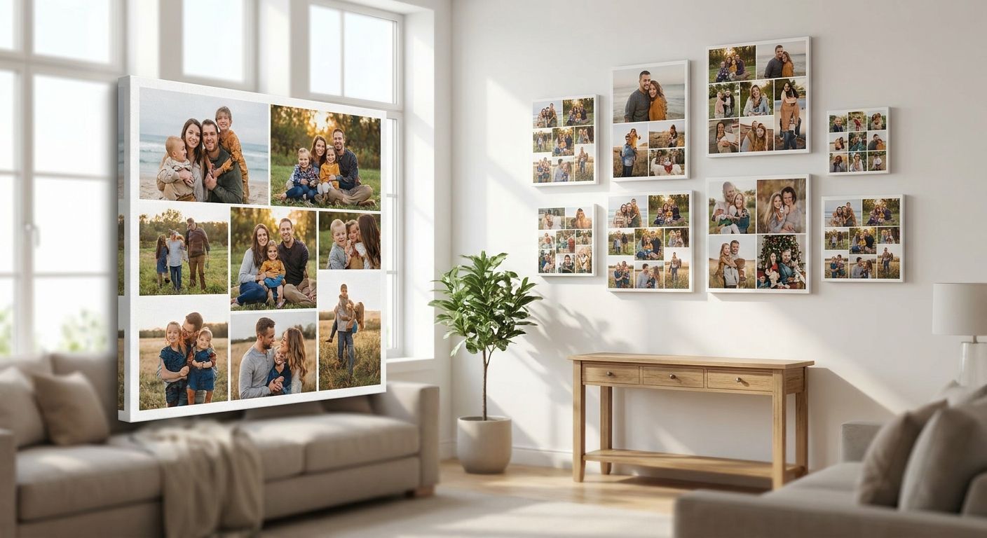Best canvas photo prints for multi-photo collages