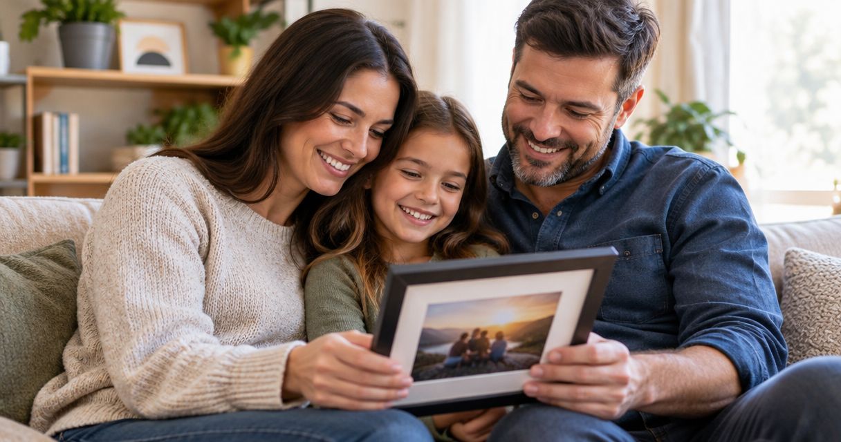 Personalised photo gifts for step-parents
