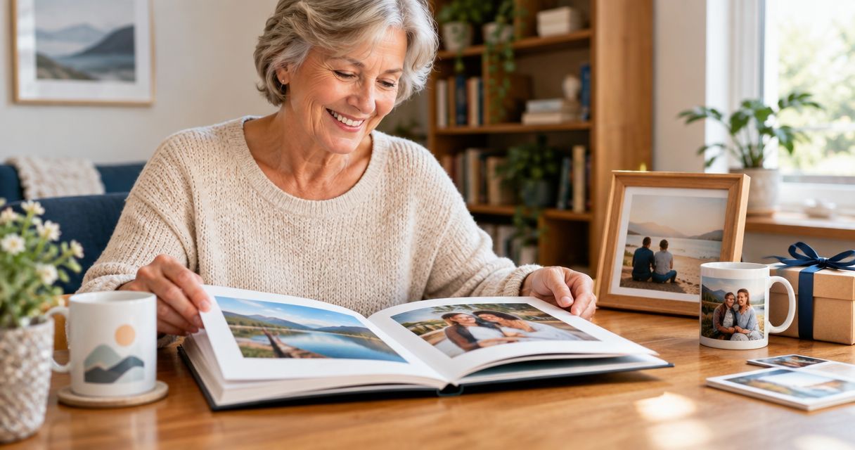 Personalised photo gifts for retirement