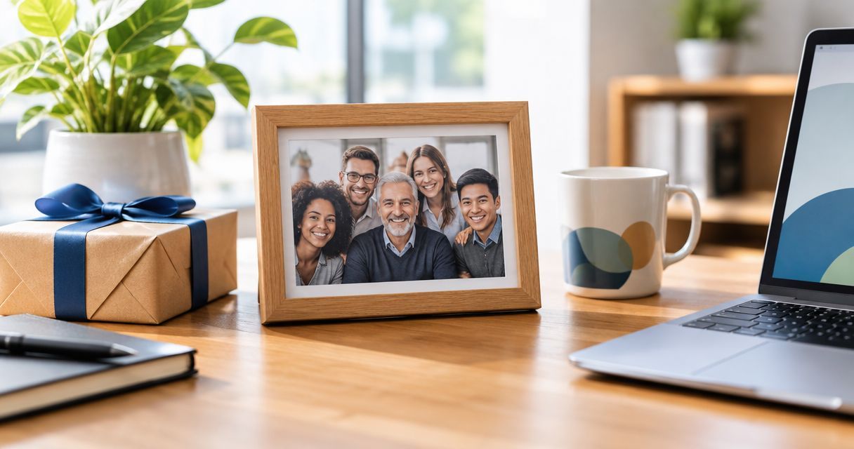 Best personalised photo gifts for long service work anniversaries