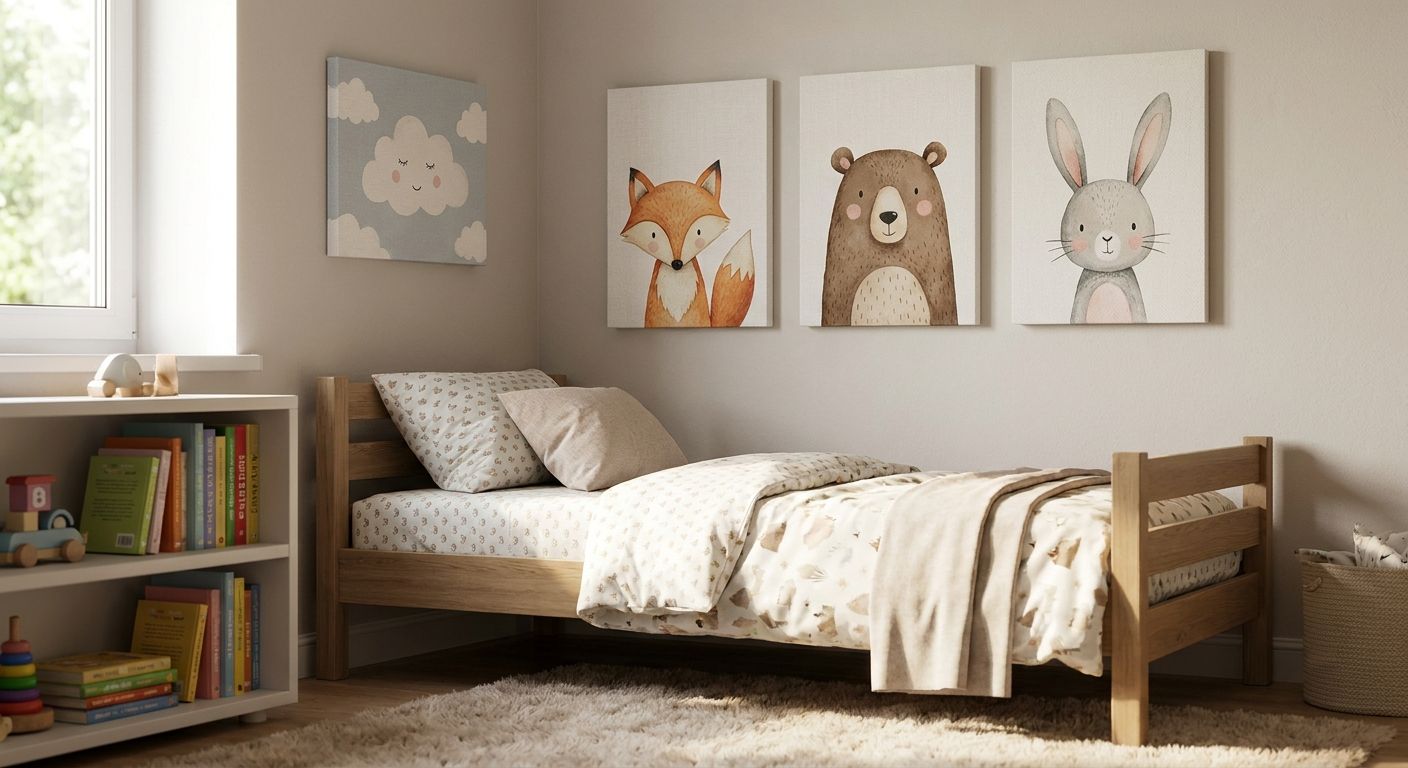Canvas prints for kids' bedrooms