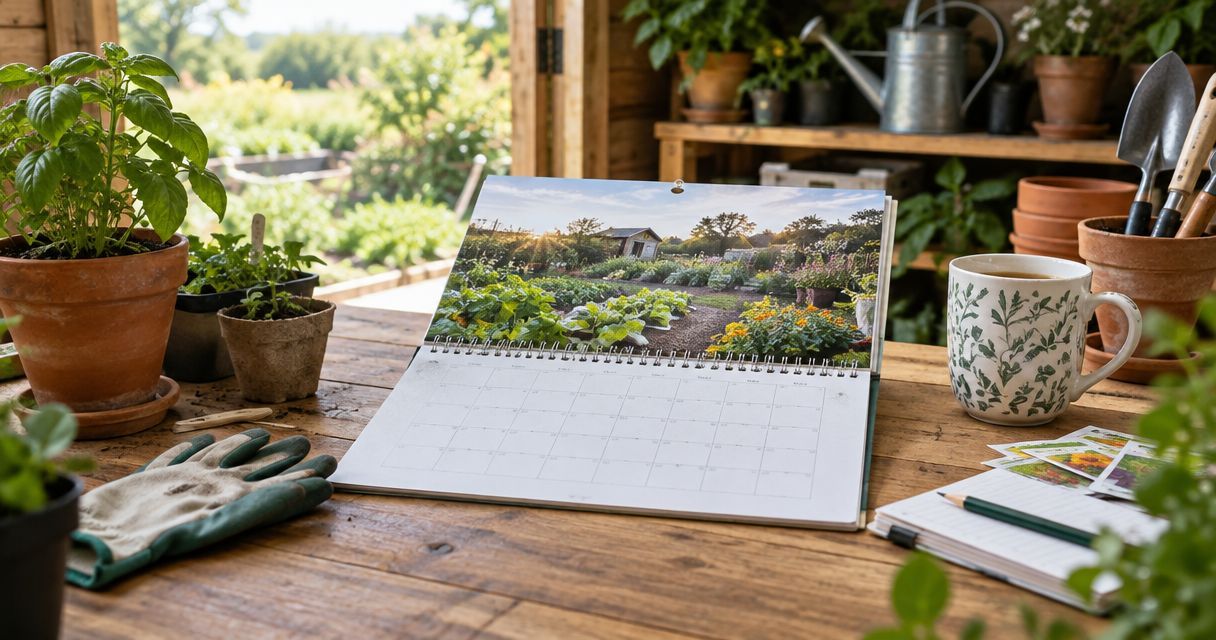 Personalised 2027 calendars for allotment and gardening enthusiasts