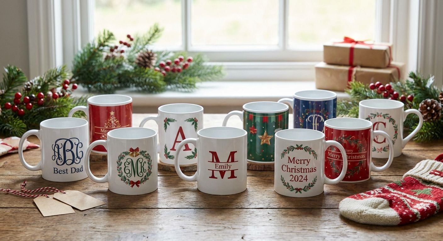 Best personalised mugs for Christmas stocking fillers
