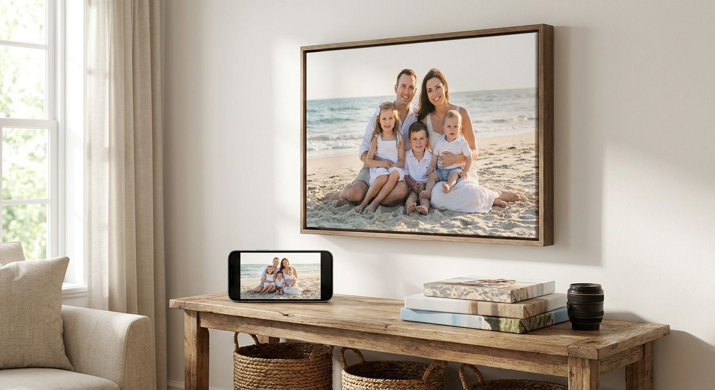 Best canvas prints for turning phone photos into wall art
