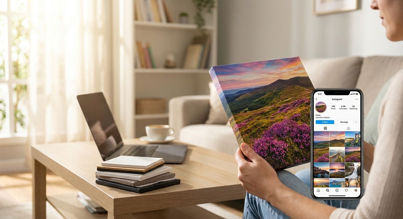 How to turn Instagram photos into canvas prints
