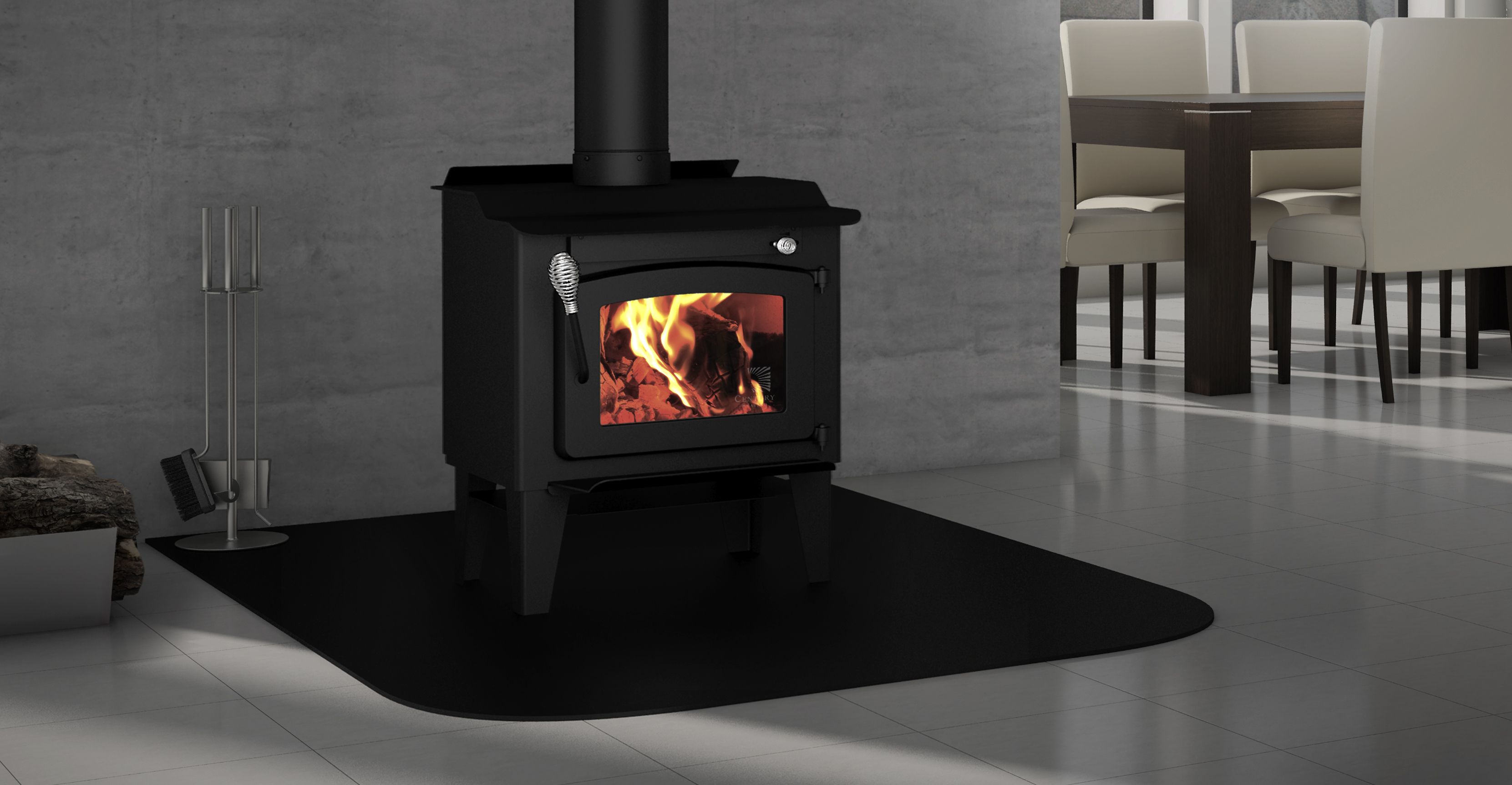 Why does my wood stove's glass get sooty? 