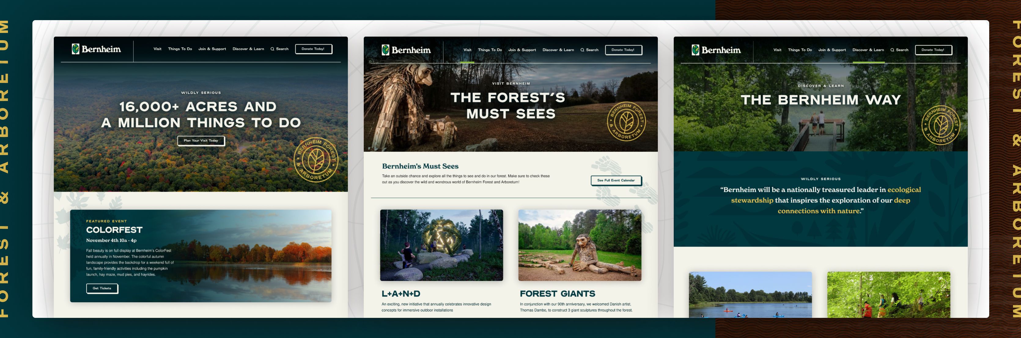 Bernheim Forest Website