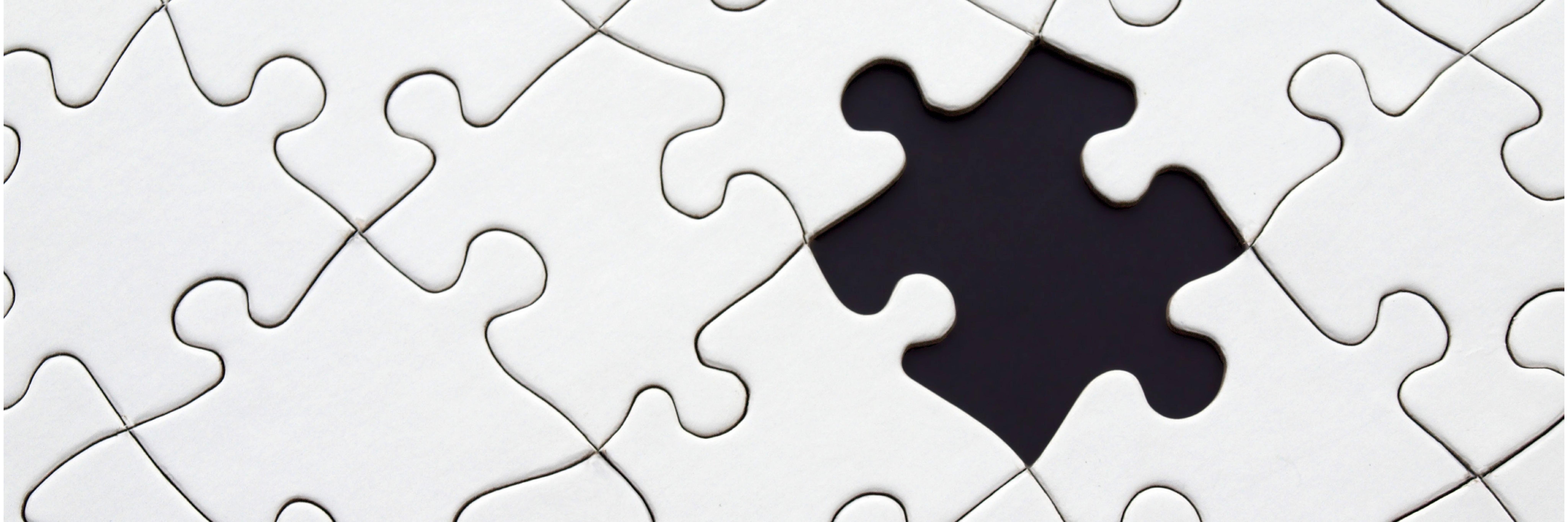 Puzzle piece stock image