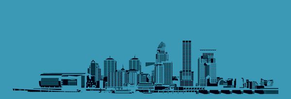Computershare Skyline Mural