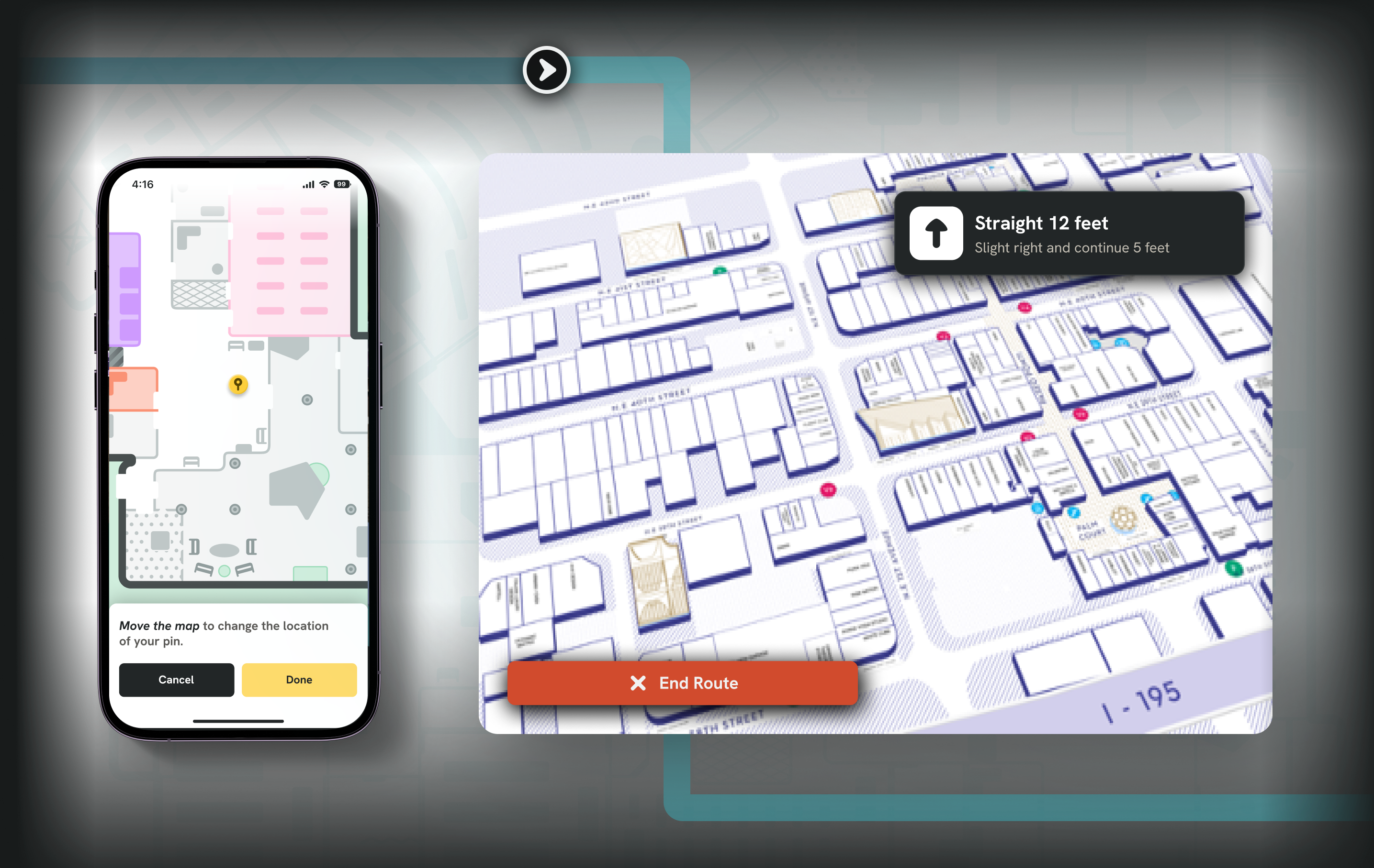 Screenshot of Goodmaps Mapping Application