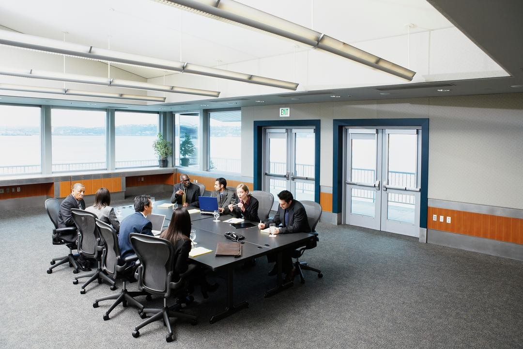 Board members holding an annual general meeting (AGM)