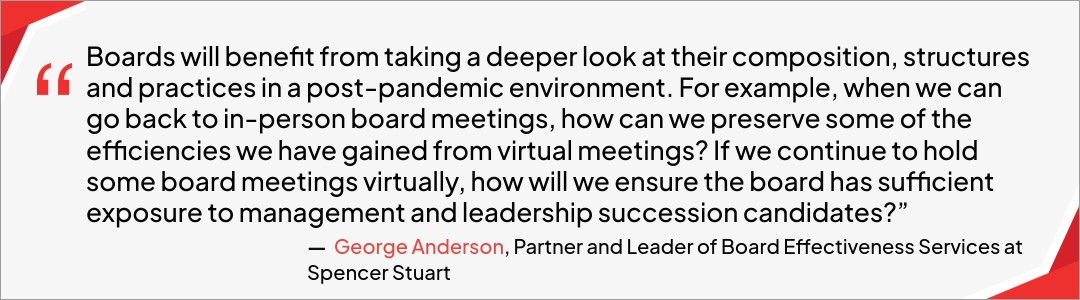 George Anderson explaining the importance of a D&O questionnaire