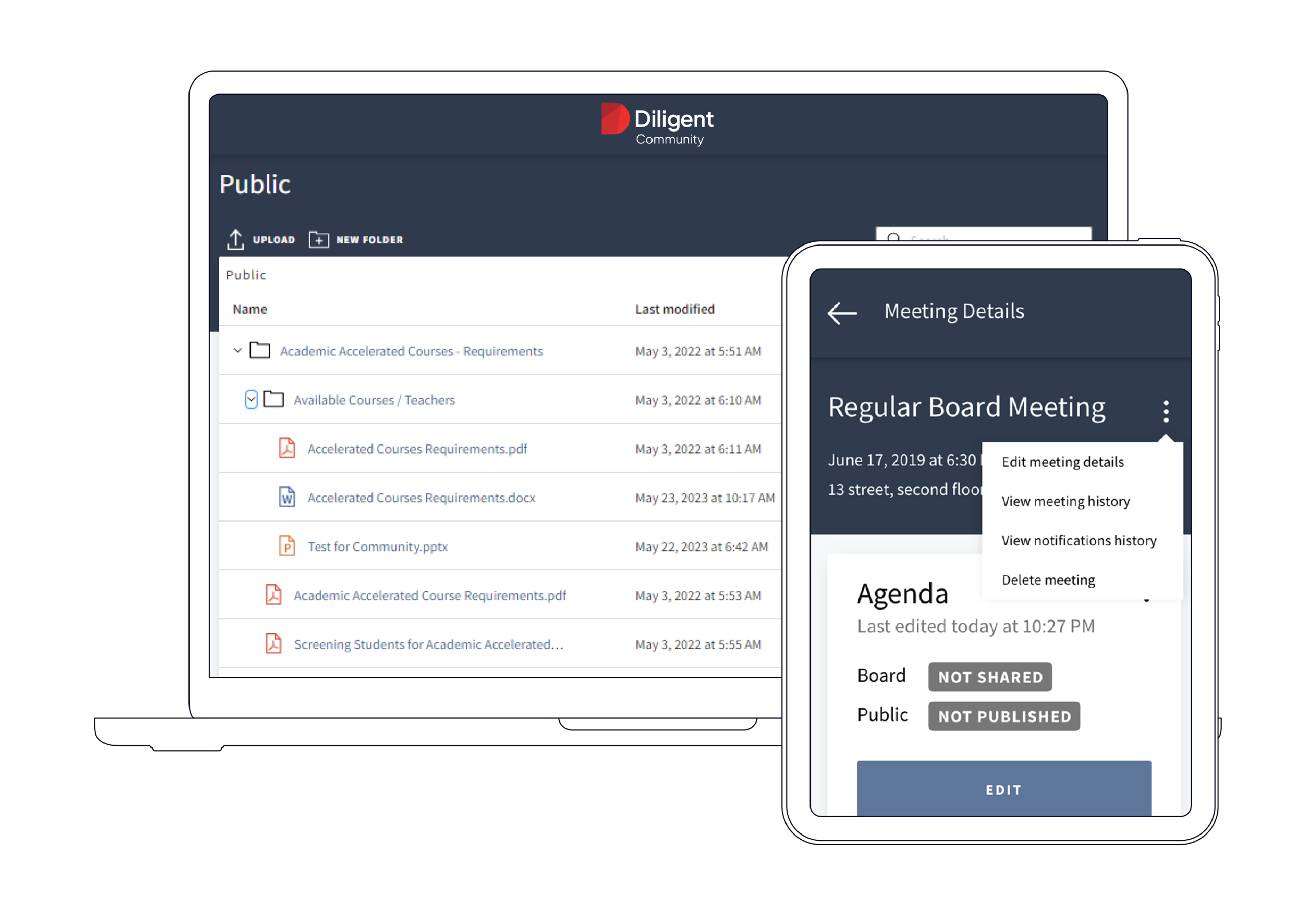 Permissions-controlled document library