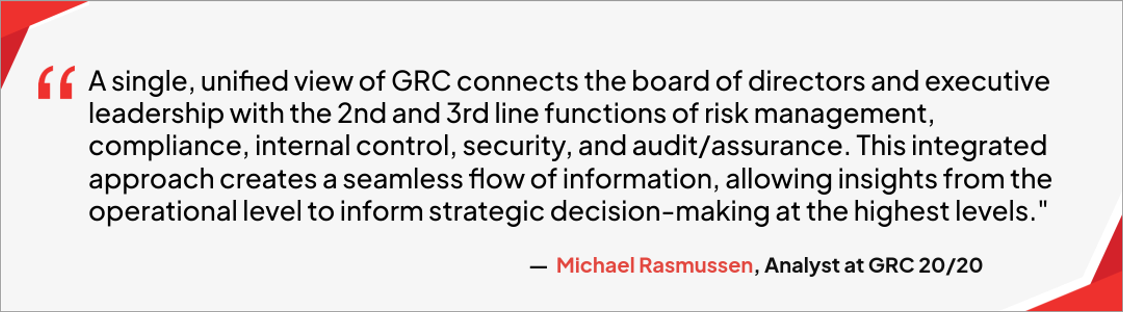 Banner showing a Quote of Michael