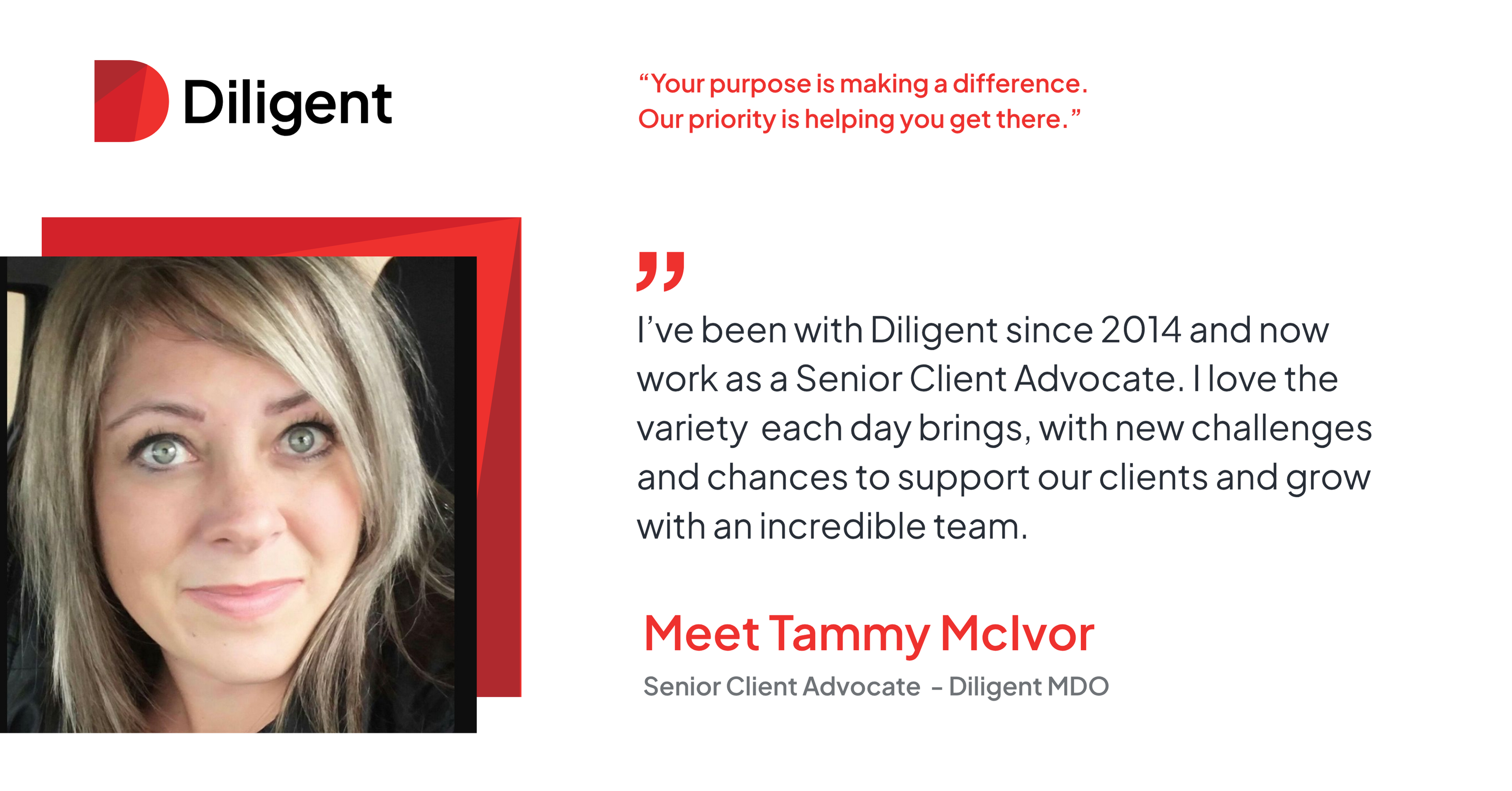 Diligent community people of purpose