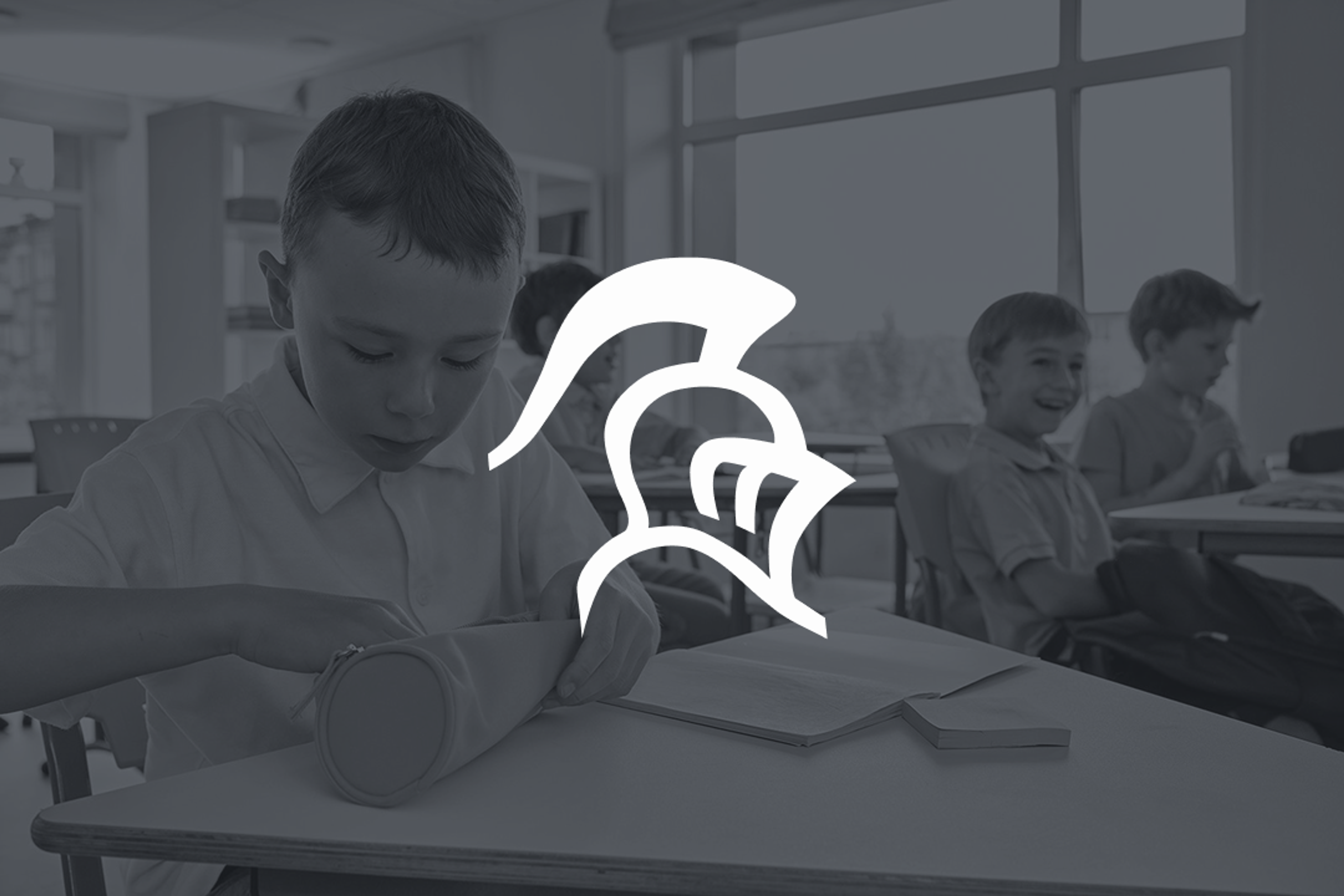 School children in classroom