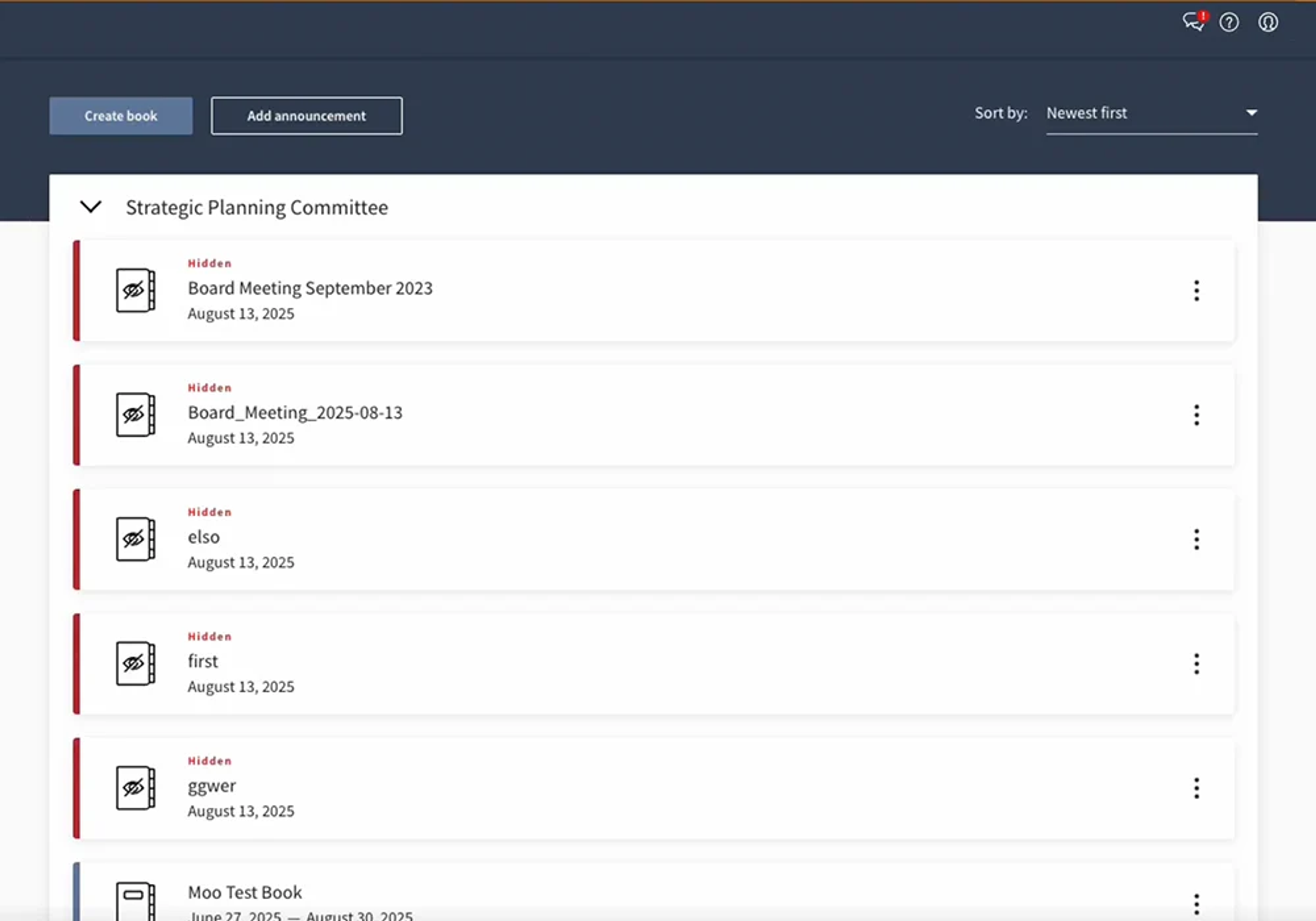 Board book creation on Diligent, which helps companies implement compliance workflow best practices