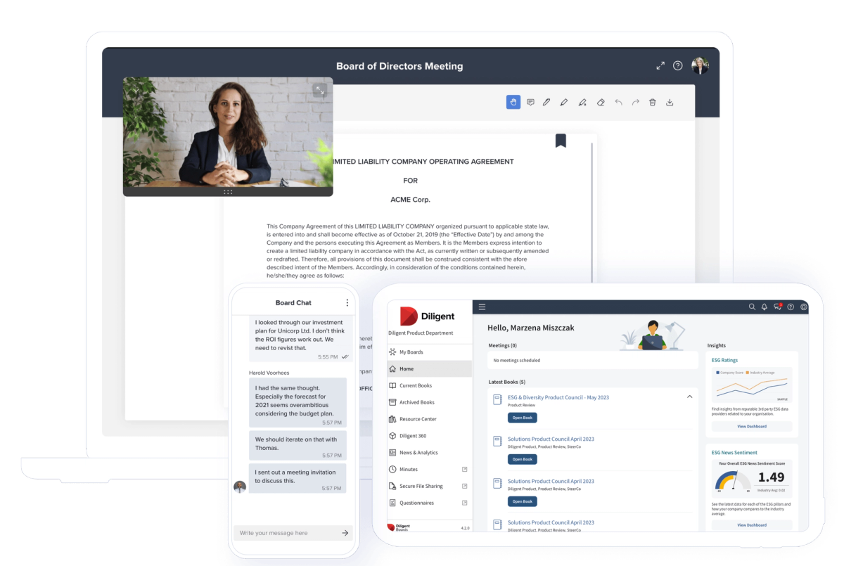 Diligent One Icon Diligent One Platform