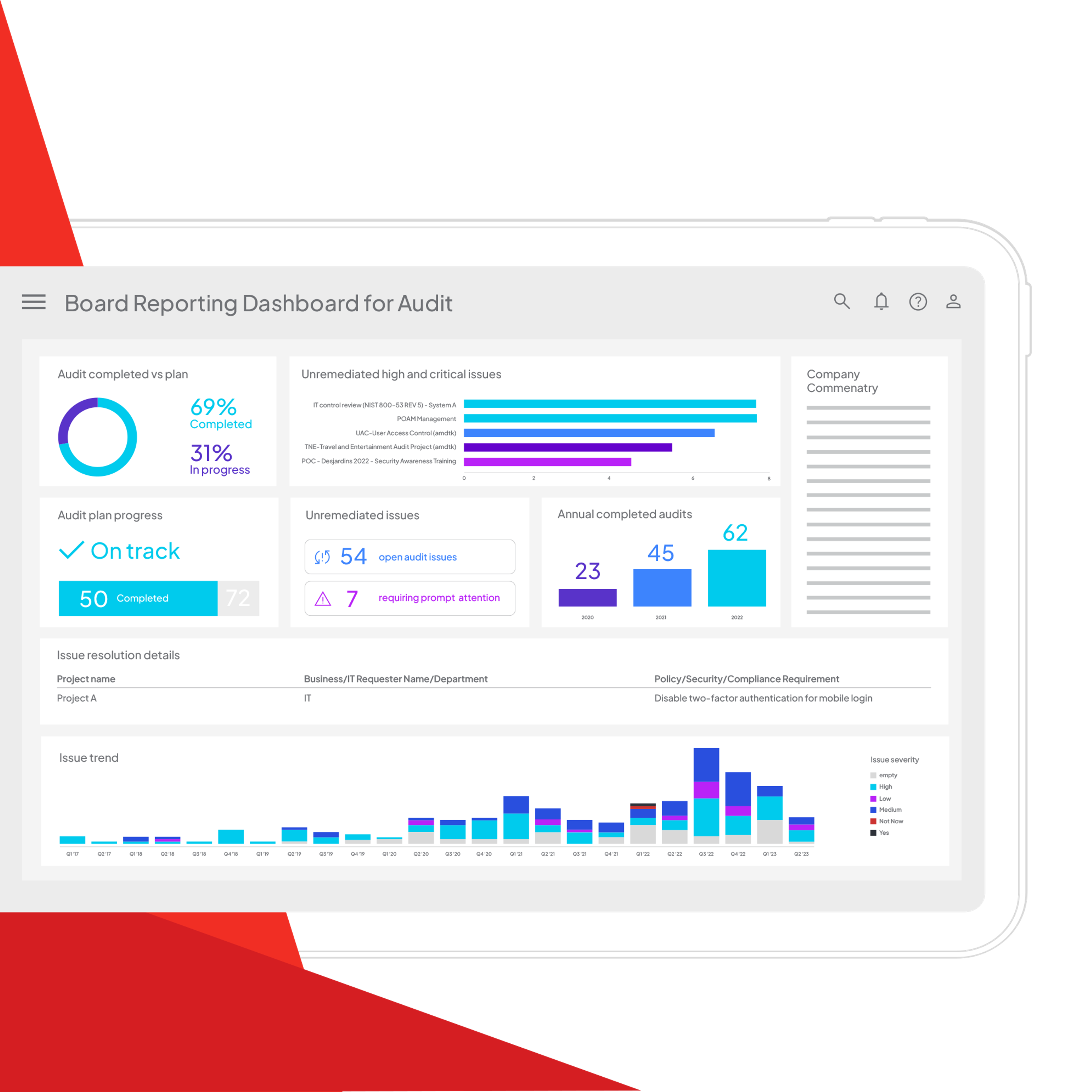 Diligent One Platform for Audit image