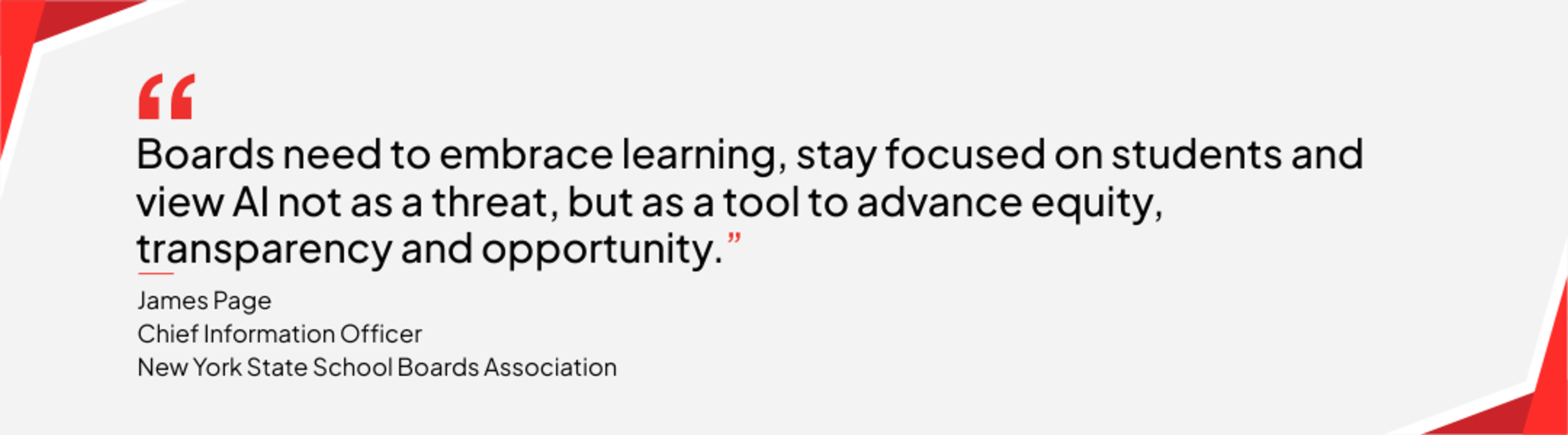 James Page NYSSBA AI quote