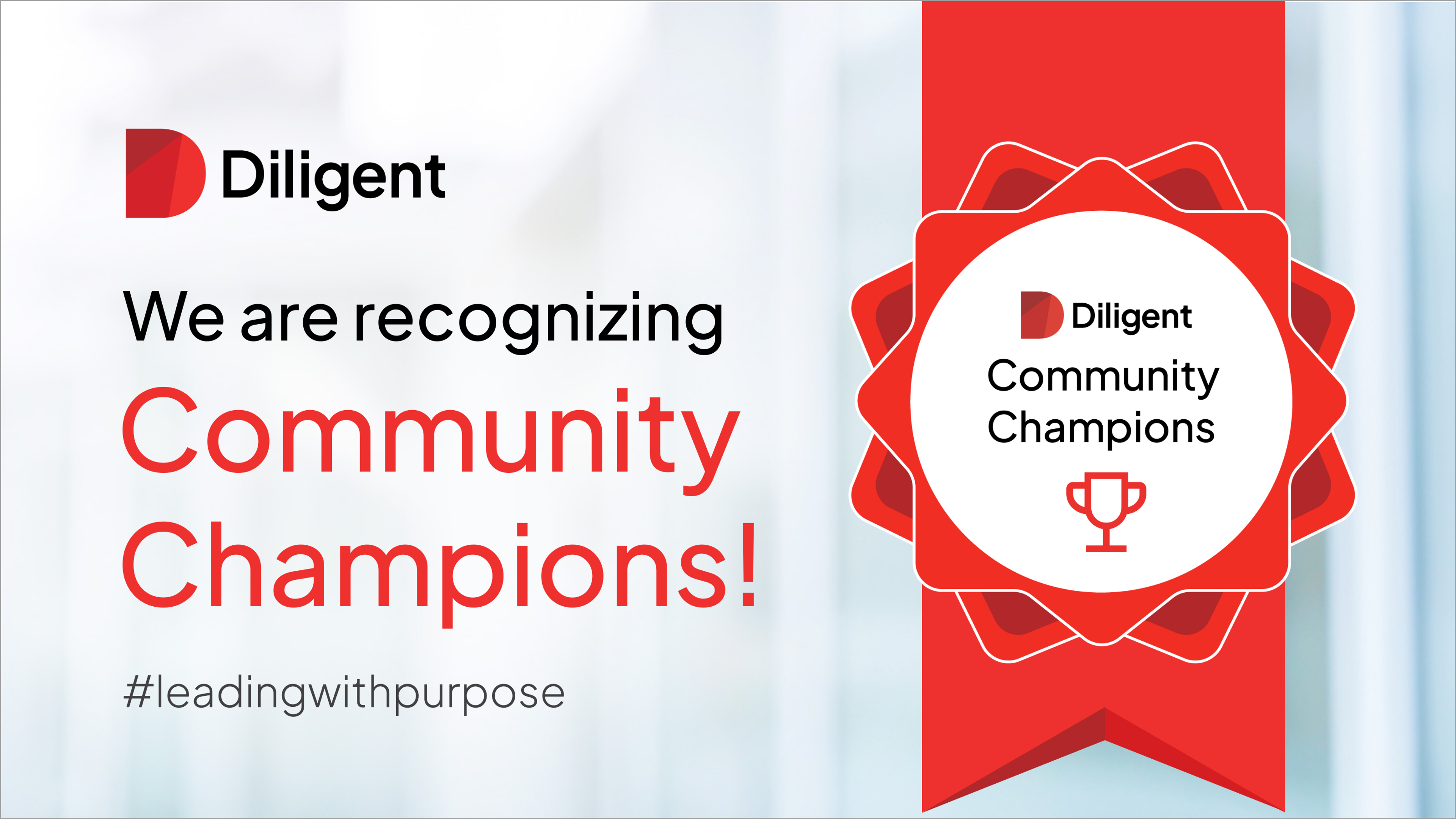 diligent community champions
