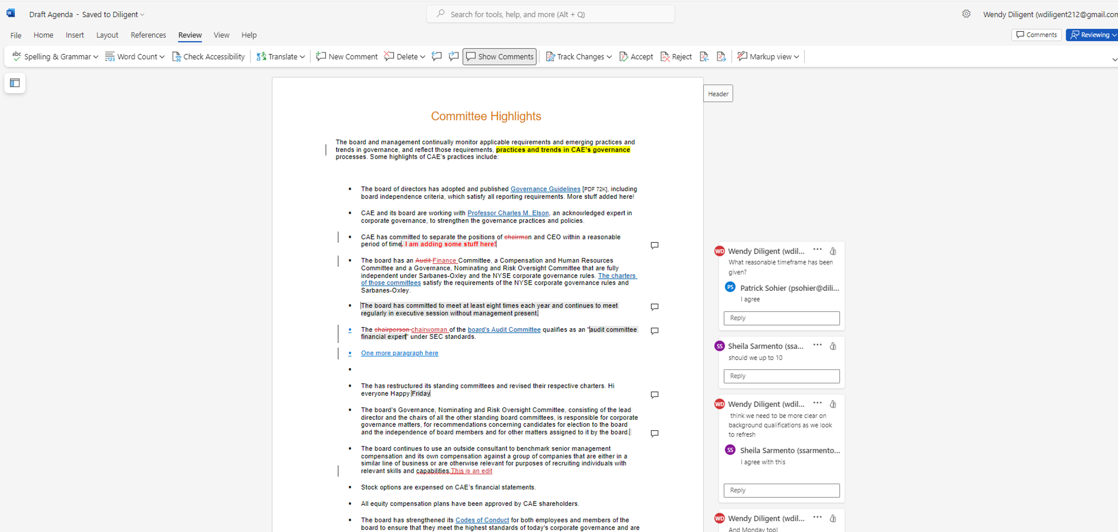 Assign and notify specific reviewers