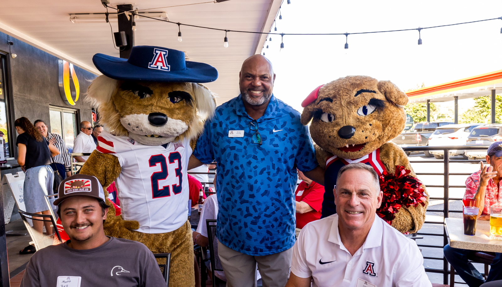Ricky Hunley at a community event in Nogales