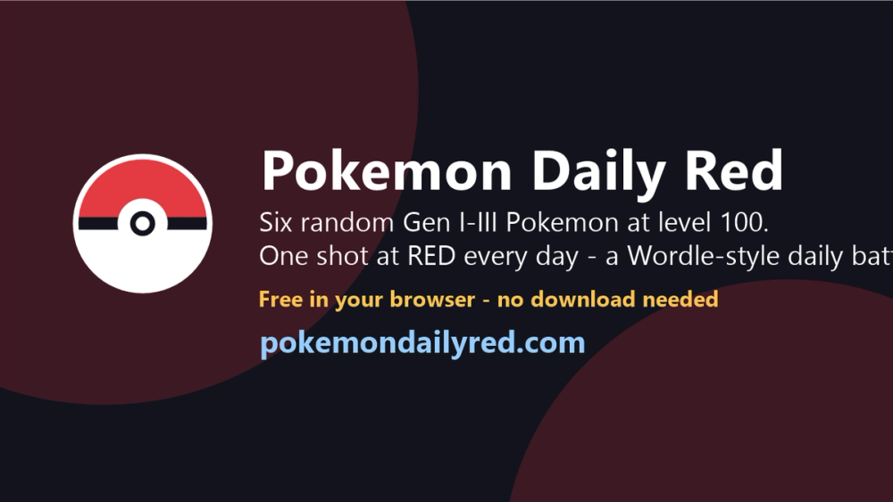 image of Pokemon Daily Red image of Pokemon Daily Red