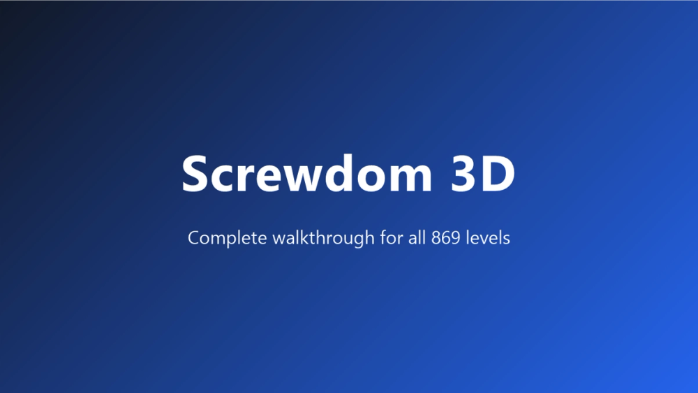 image of Screwdom 3D image of Screwdom 3D