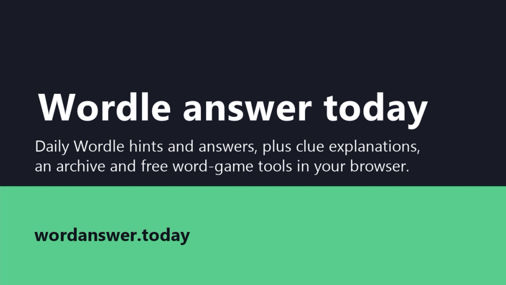 image of wordanswertoday image of wordanswertoday