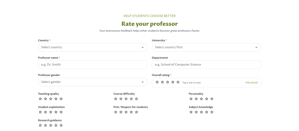 image of Rate My Professor image of Rate My Professor