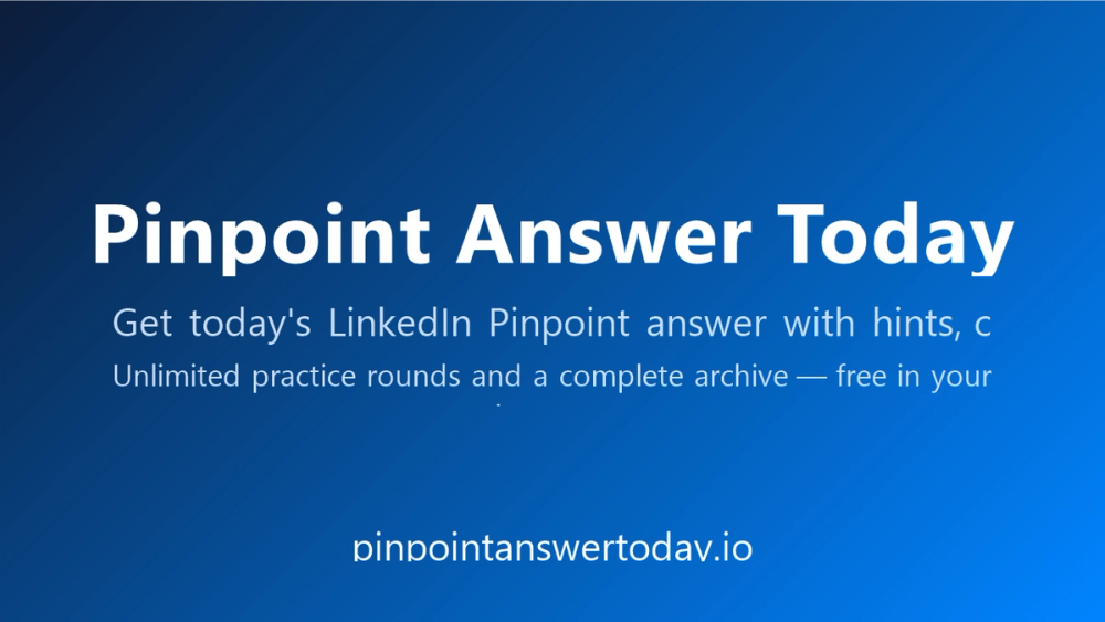 image of pinpointanswertoday.io image of pinpointanswertoday.io
