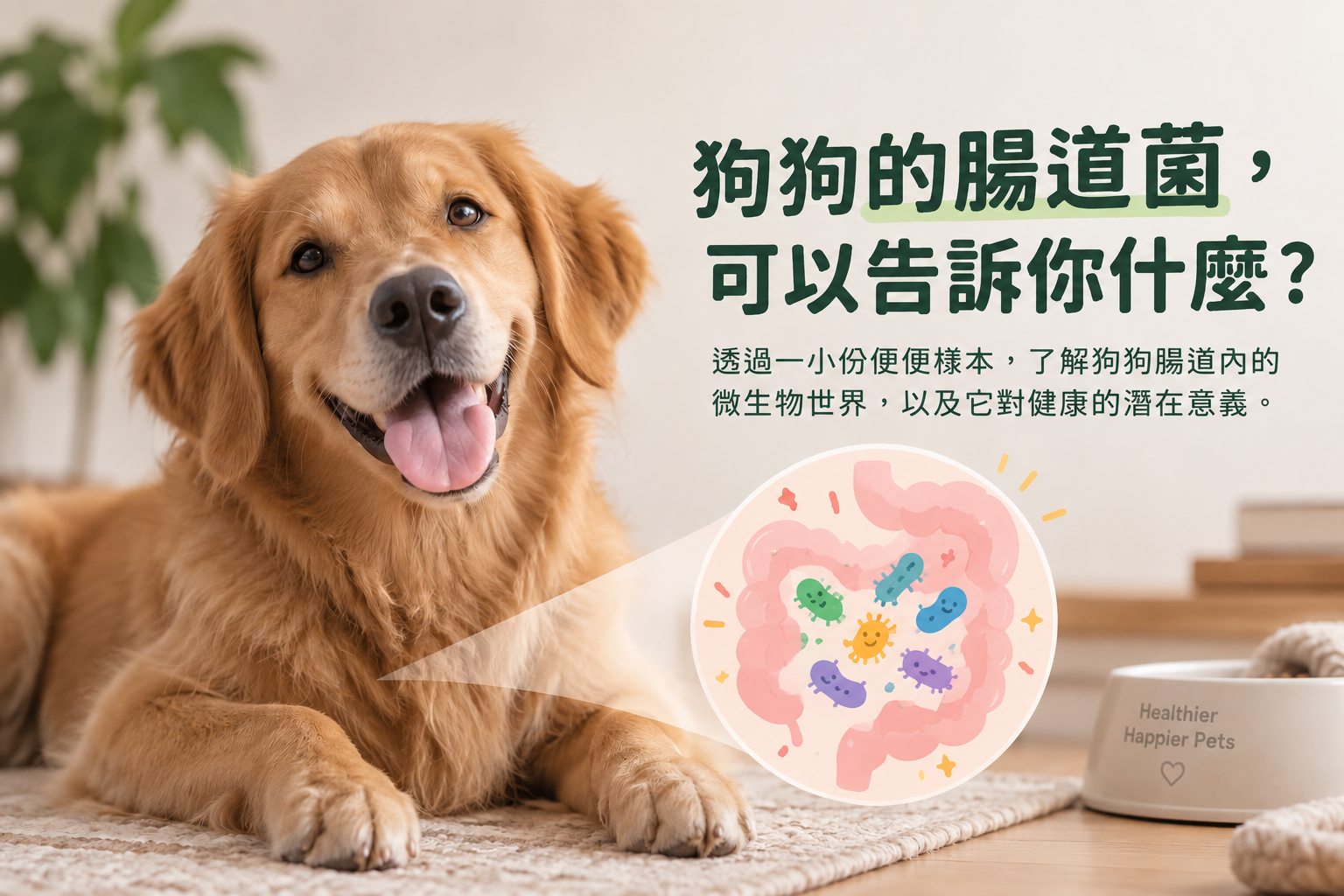 狗狗的腸道菌,可以告訴你什麼?