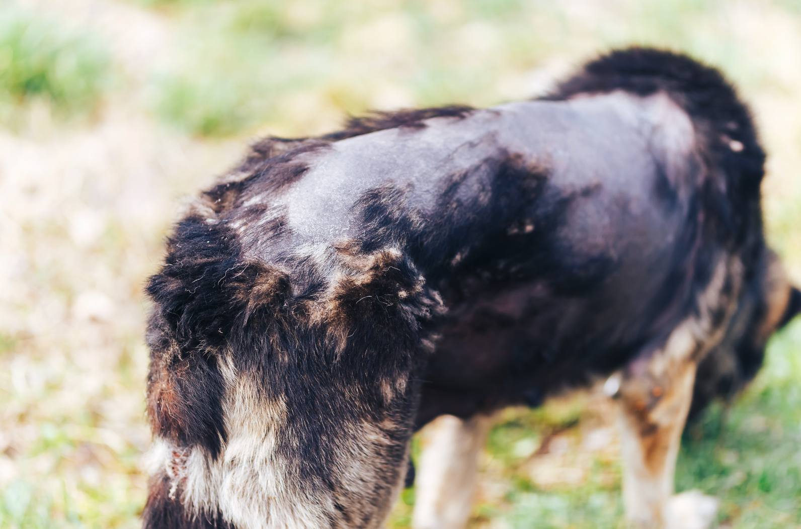 如果你發現狗狗的皮膚開始乾燥脫屑，這可能是必需脂肪酸不足的警訊。（寵物，寵物食物，寵物糧食，貓罐頭，貓糧，寵物鮮食，寵物凍乾，寵物益生菌，寵物食品香港法例，寵物濕糧自製，寵物香港，寵物濕食比例，狗糧，狗狗濕糧香港，狗狗濕糧推薦）