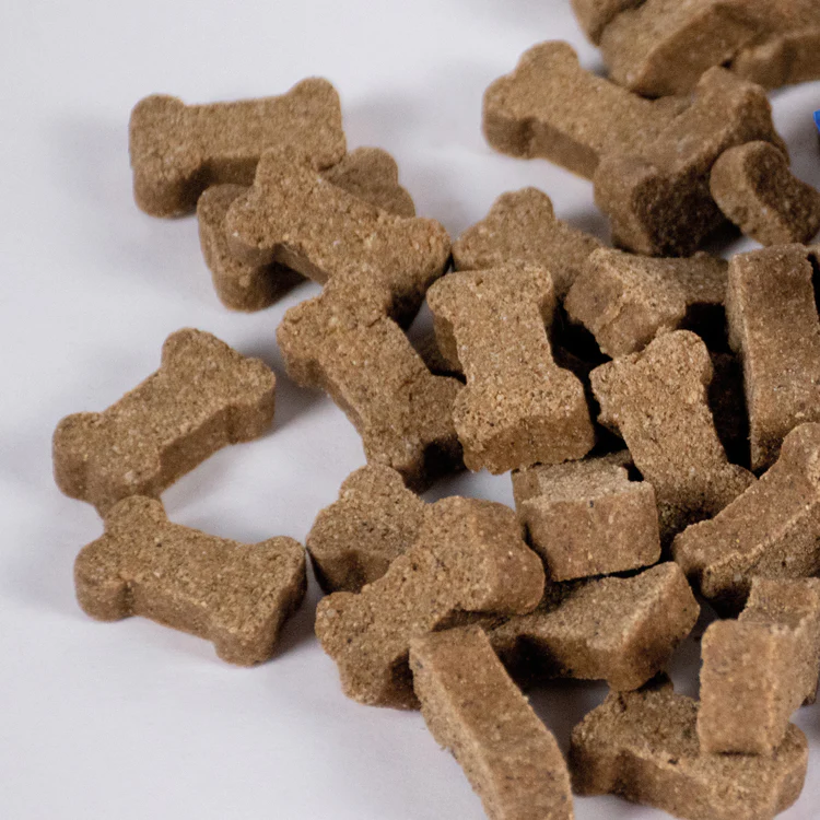 alt text: packaged semi-moist dog treats