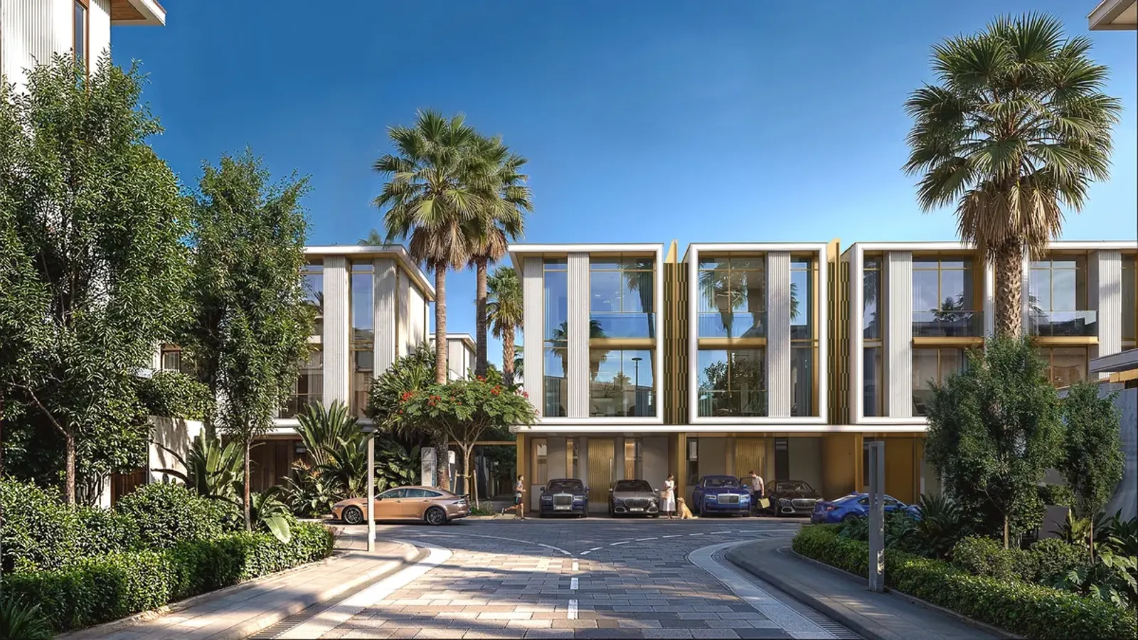 4 BR & 5 BR Villas Front View