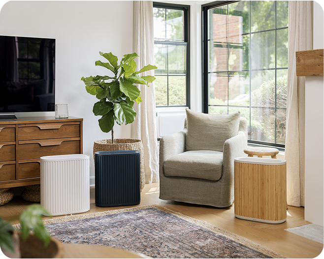 Windmill Air Purifier Max in an open-plan living space