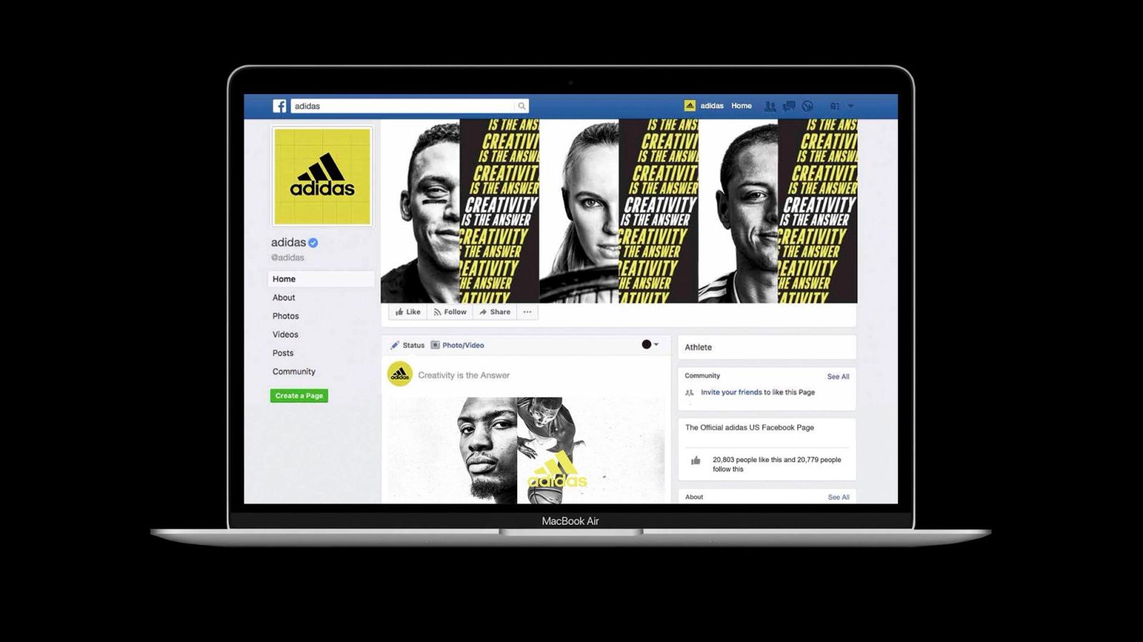 Adidas Creativity Brand Campaign